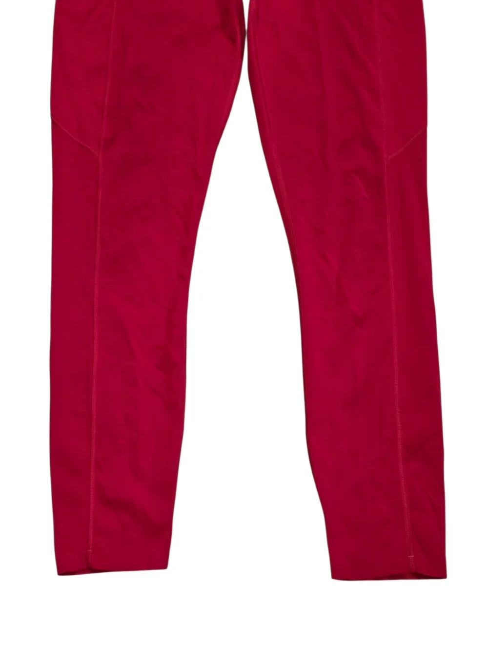 Lululemon Fast and Free Tights Dark Red Size 8 Activewear